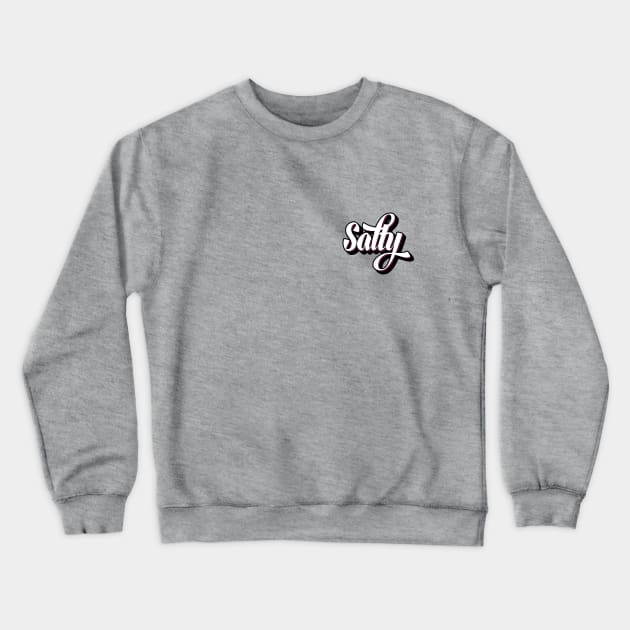 Salty Graffiti Small Crewneck Sweatshirt by BeyondTheDeck